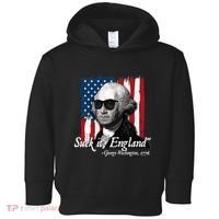 Suck It England Funny George Washington Usa Flag 4th Of July Toddler Hoodie thumb 0