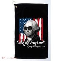 Suck It England Funny George Washington Usa Flag 4th Of July Golf Towel thumb 0