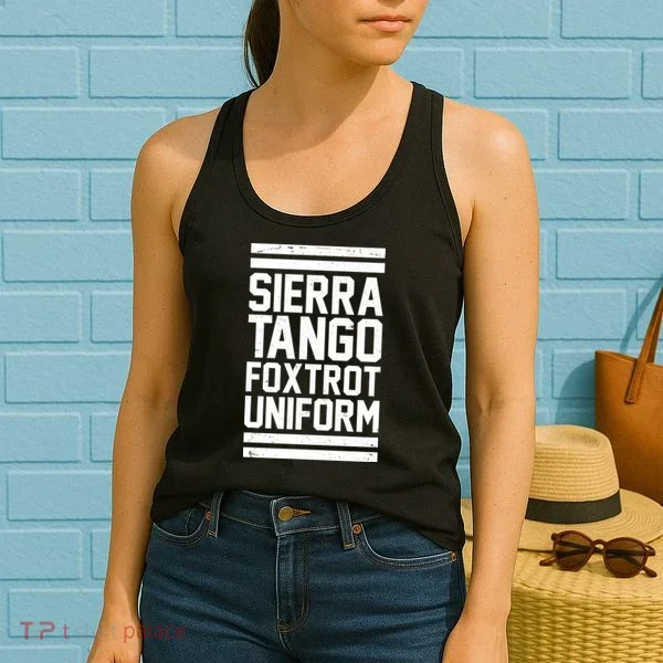 Sierra Tango Foxtrot Uniform STFU Women's Tank Top
