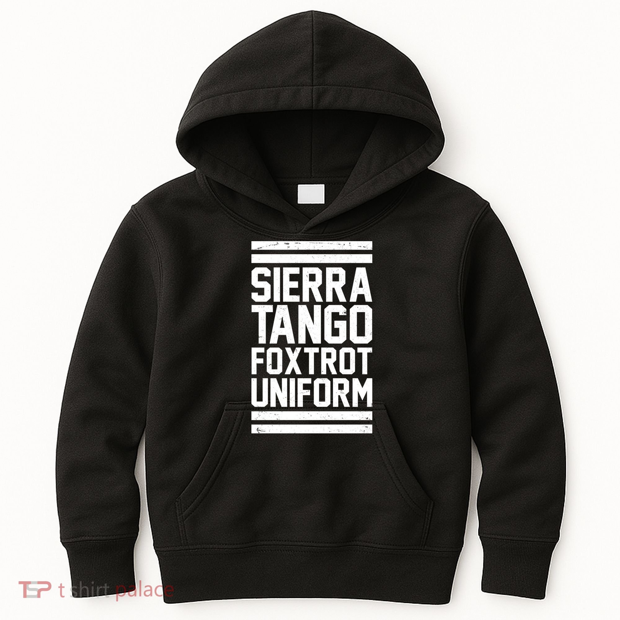 Sierra Tango Foxtrot Uniform STFU Kids Hoodie