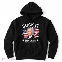 Suck It Funny England 4th of July George Washington Hoodie thumb 0