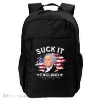 Suck It Funny England 4th of July George Washington Backpack thumb 0