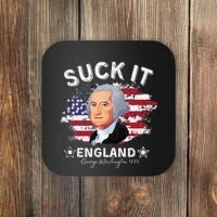 Suck It Funny England 4th of July George Washington Coaster thumb 0