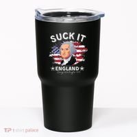Suck It Funny England 4th of July George Washington Tumbler thumb 0