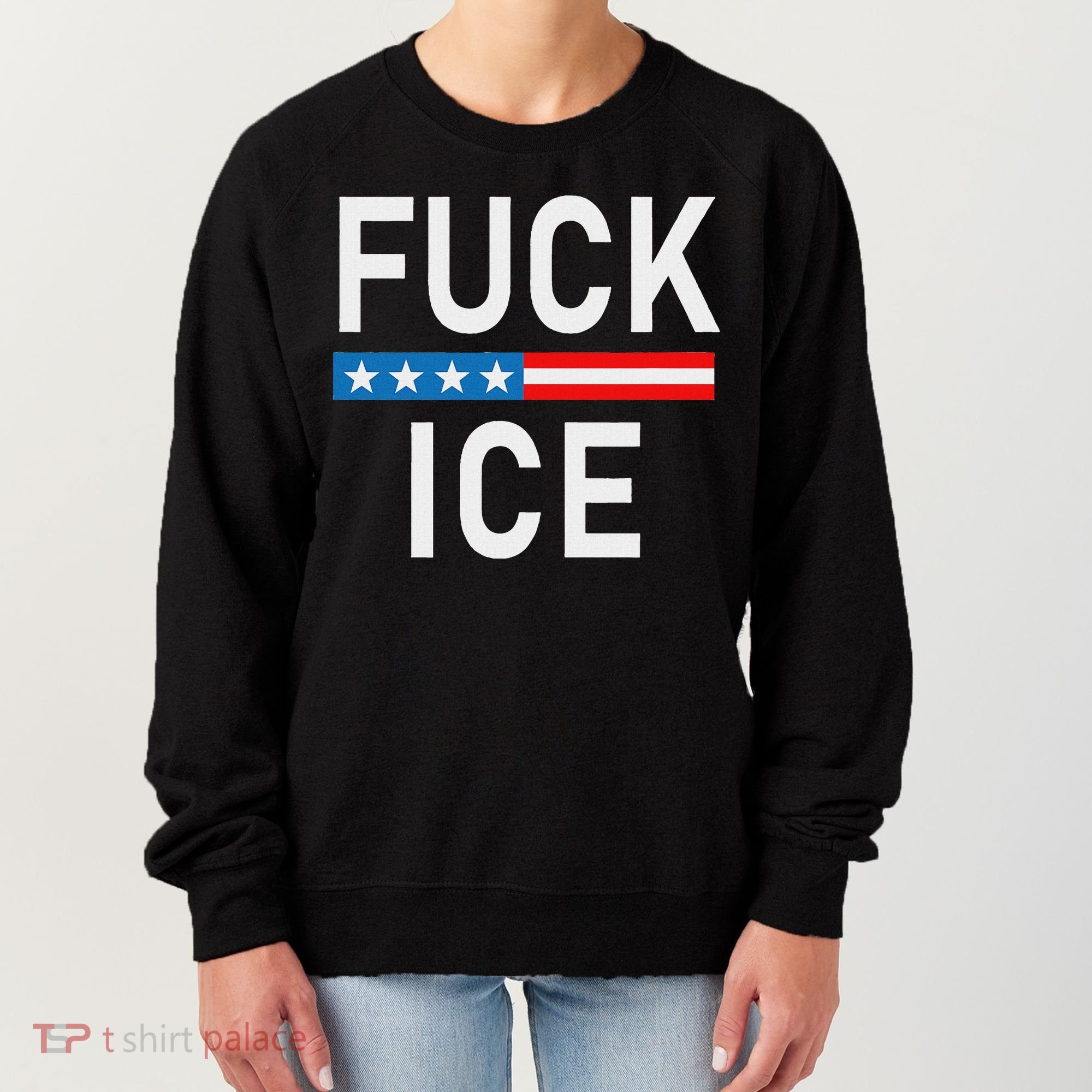 Support Immigrants Fuck Ice Women's Sweatshirt