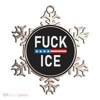 Support Immigrants Fuck Ice Ornament thumb 0