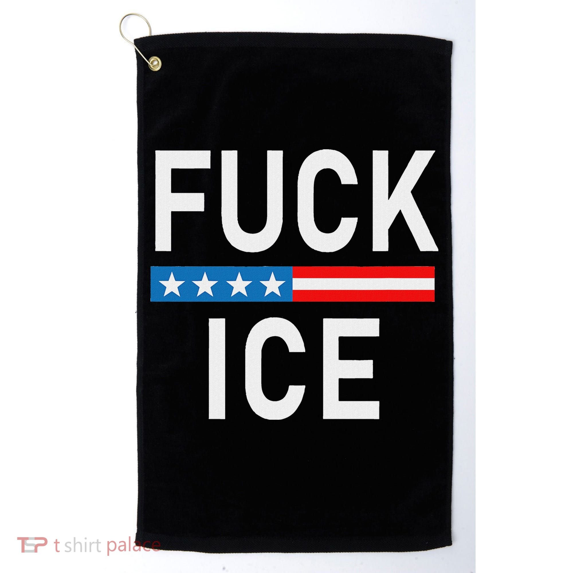 Support Immigrants Fuck Ice Golf Towel