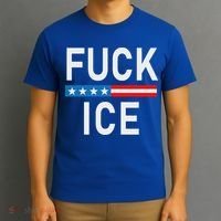 Support Immigrants Fuck Ice T-Shirt thumb 3