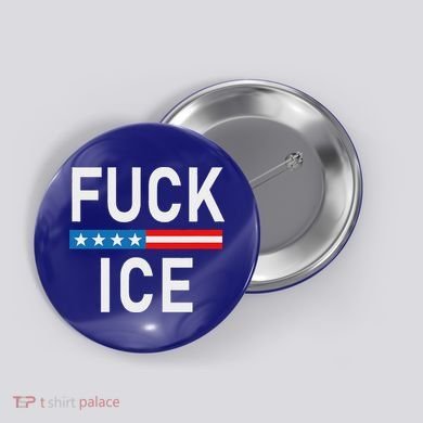 Support Immigrants Fuck Ice Button