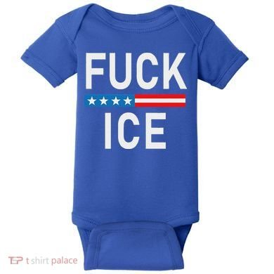 Support Immigrants Fuck Ice Baby Bodysuit