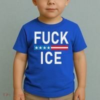 Support Immigrants Fuck Ice Toddler T-Shirt thumb 2
