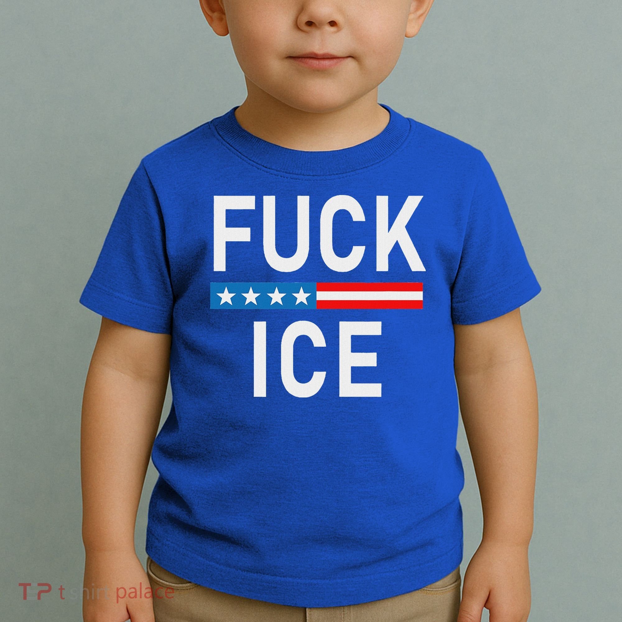 Support Immigrants Fuck Ice Toddler T-Shirt