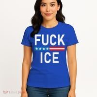 Support Immigrants Fuck Ice Women's T-Shirt thumb 4