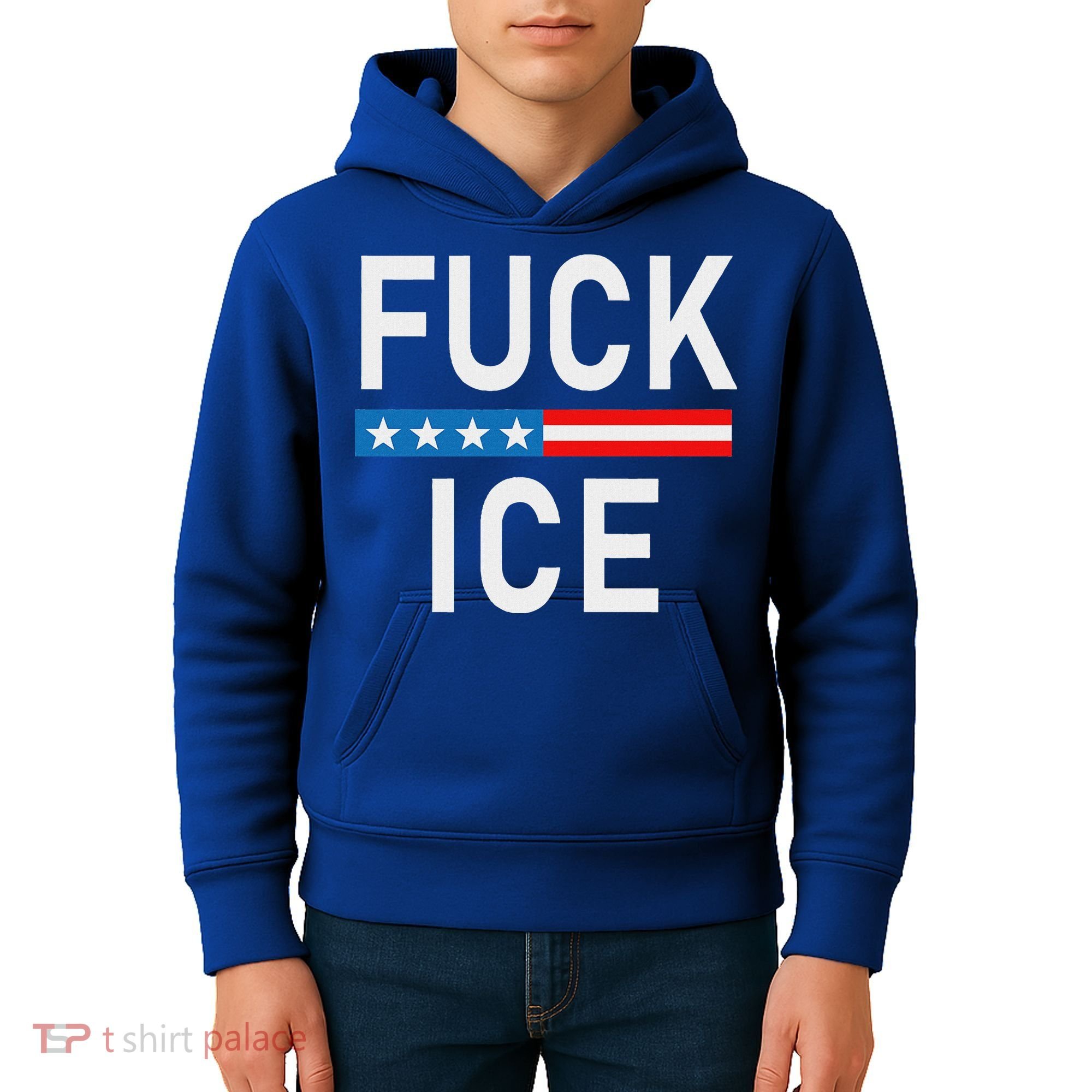 Support Immigrants Fuck Ice Kids Hoodie