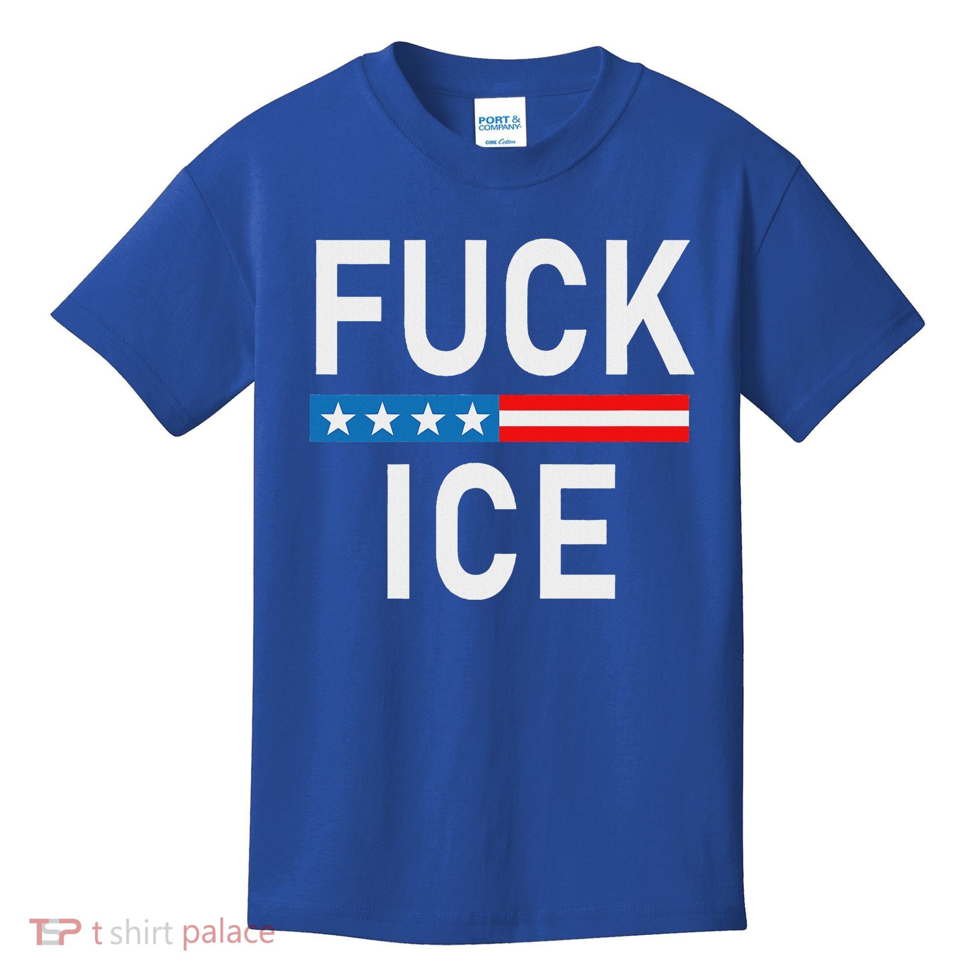 Support Immigrants Fuck Ice Kids T-Shirt