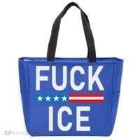 Support Immigrants Fuck Ice Tote Bag thumb 0
