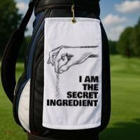 Secret Ingredient Funny Cooking Cook Chef Golf Towel thumb 2