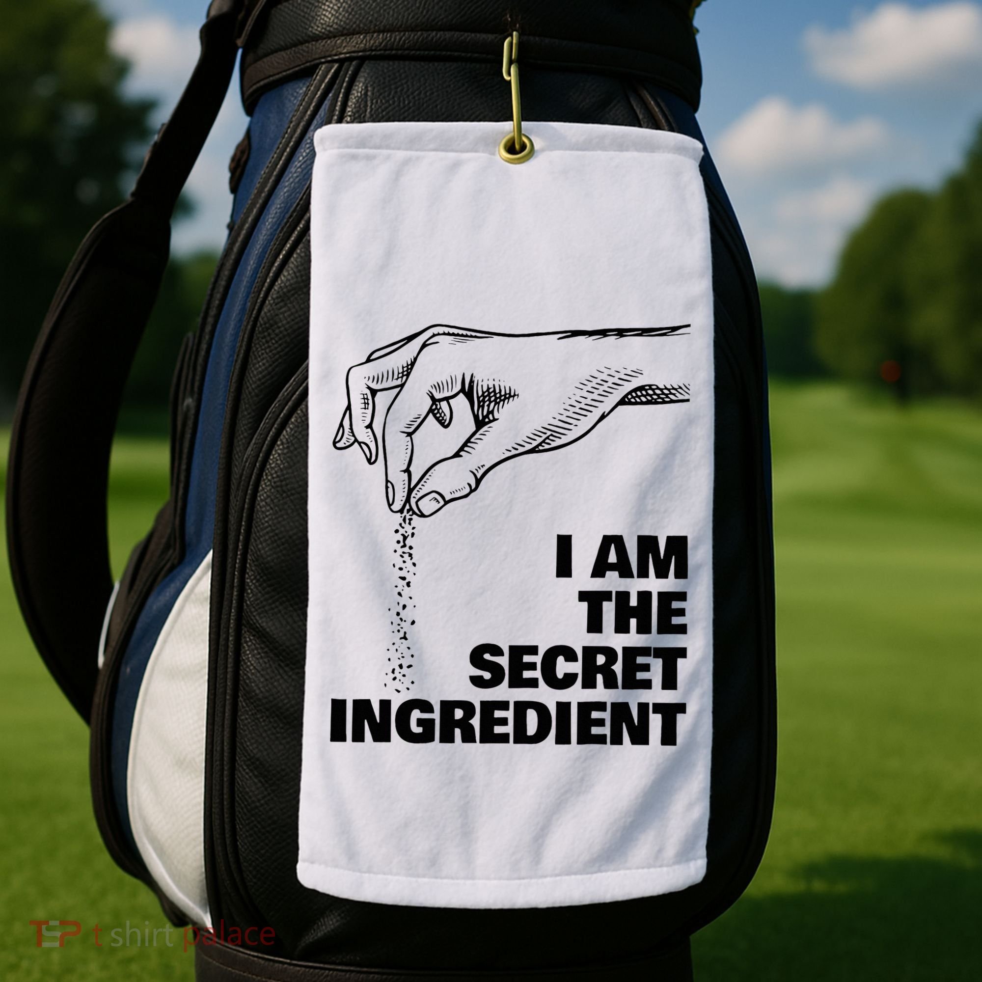 Secret Ingredient Funny Cooking Cook Chef Golf Towel