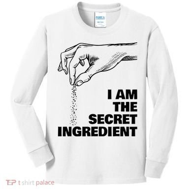 Secret Ingredient Funny Cooking Cook Chef Kids Long Sleeve Shirt