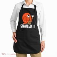 Snailed It Funny Snail Apron thumb 2