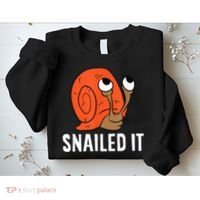 Snailed It Funny Snail Sweatshirt thumb 2