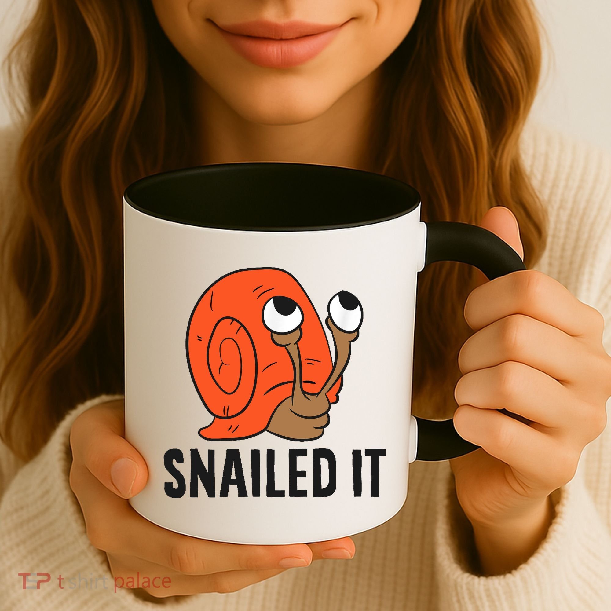 Snailed It Funny Snail Coffee Mug