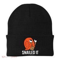 Snailed It Funny Snail Beanie thumb 0