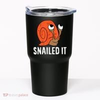 Snailed It Funny Snail Tumbler thumb 0