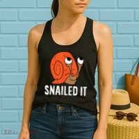 Snailed It Funny Snail Women's Tank Top thumb 2