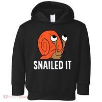 Snailed It Funny Snail Toddler Hoodie thumb 0