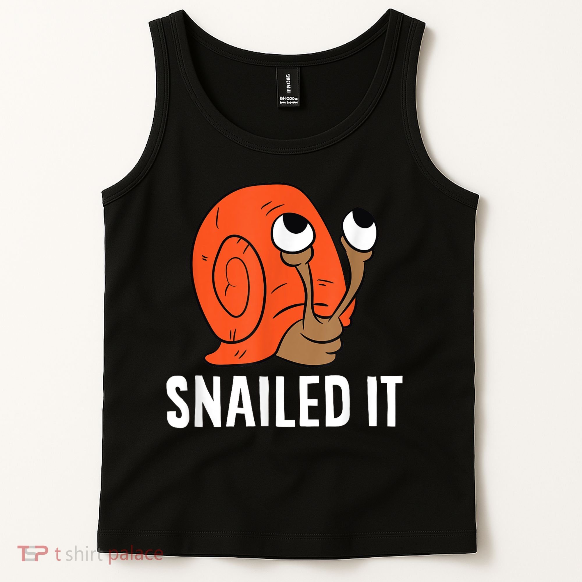 Snailed It Funny Snail Tank Top