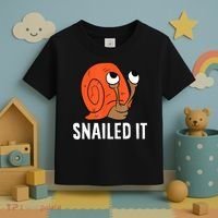 Snailed It Funny Snail Toddler T-Shirt thumb 3