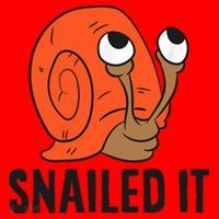 Snailed It Funny Snail Santa Hat thumb 1