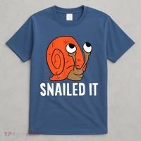 Snailed It Funny Snail T-Shirt thumb 4