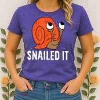 Snailed It Funny Snail Women's T-Shirt thumb 2