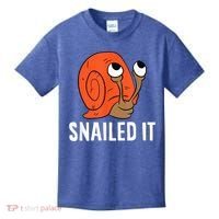 Snailed It Funny Snail Kids T-Shirt thumb 0