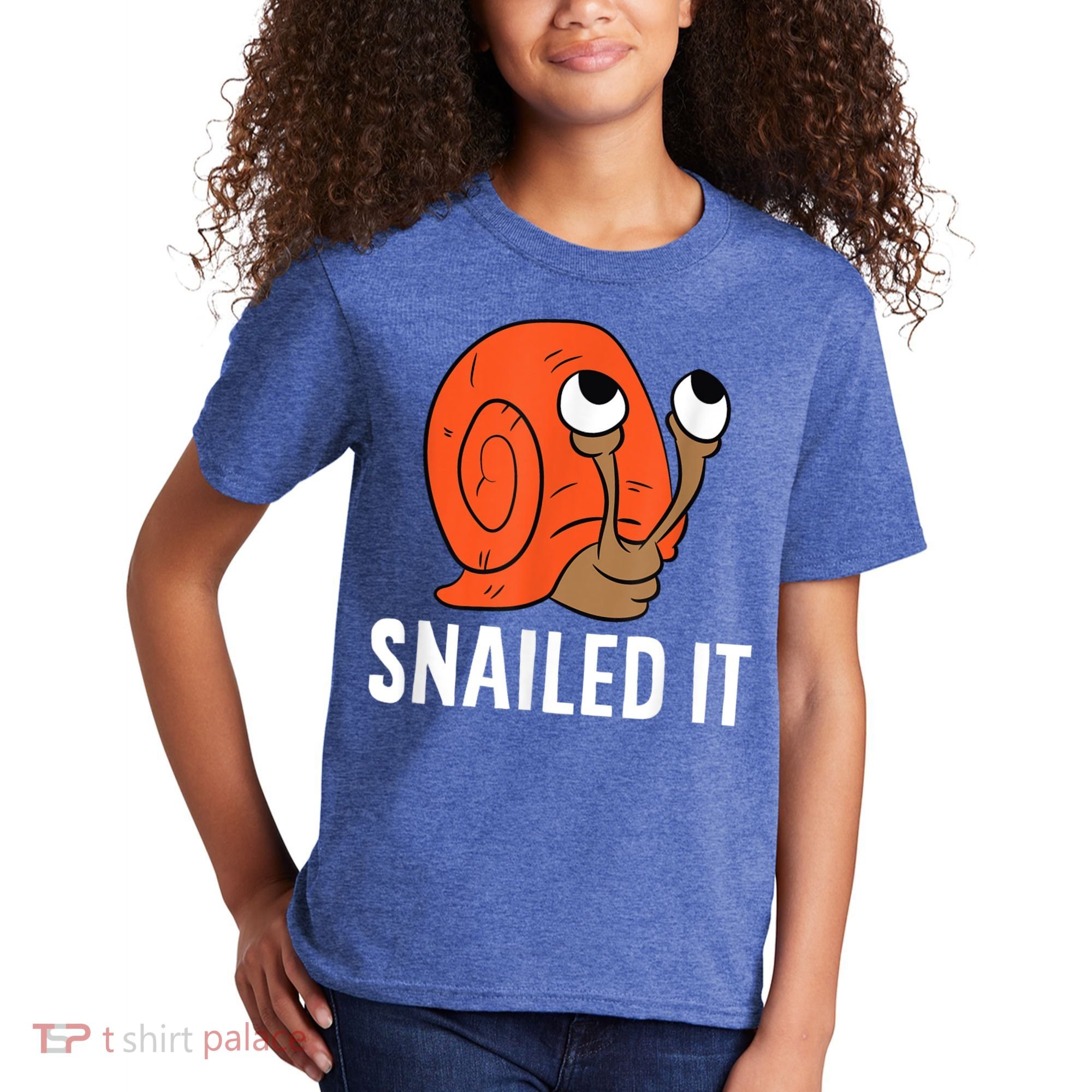 Snailed It Funny Snail Kids T-Shirt