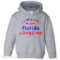 Someone In Florida Loves Me Toddler Hoodie thumb 0