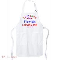 Someone In Florida Loves Me Apron thumb 0