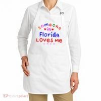 Someone In Florida Loves Me Apron thumb 2