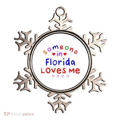 Someone In Florida Loves Me Ornament