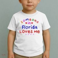 Someone In Florida Loves Me Toddler T-Shirt thumb 2