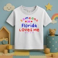 Someone In Florida Loves Me Toddler T-Shirt thumb 3