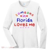 Someone In Florida Loves Me Women's Long Sleeve Shirt thumb 0