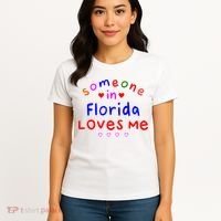 Someone In Florida Loves Me Women's T-Shirt thumb 4