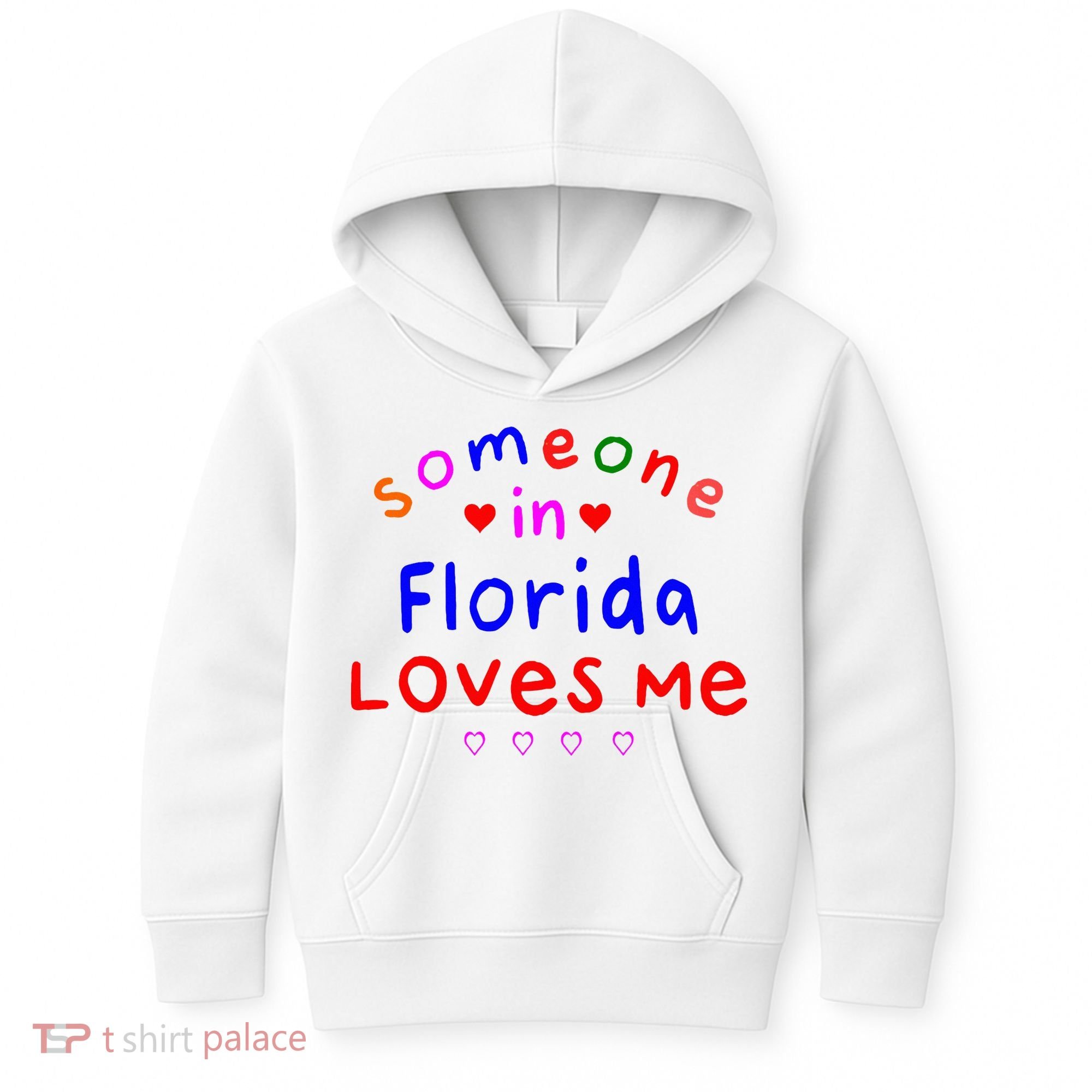 Someone In Florida Loves Me Kids Hoodie