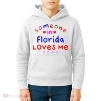 Someone In Florida Loves Me Kids Hoodie thumb 4