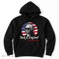 Suck It Funny England 4th of July George Washington Funny Hoodie thumb 0