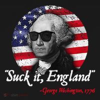Suck It Funny England 4th of July George Washington Funny Hoodie thumb 2