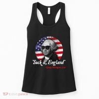 Suck It Funny England 4th of July George Washington Funny Women's Tank Top thumb 0